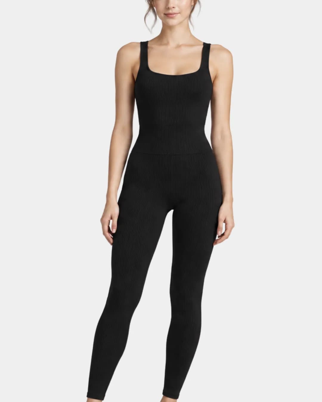 Macacão Sport Longo Seamless De Alças